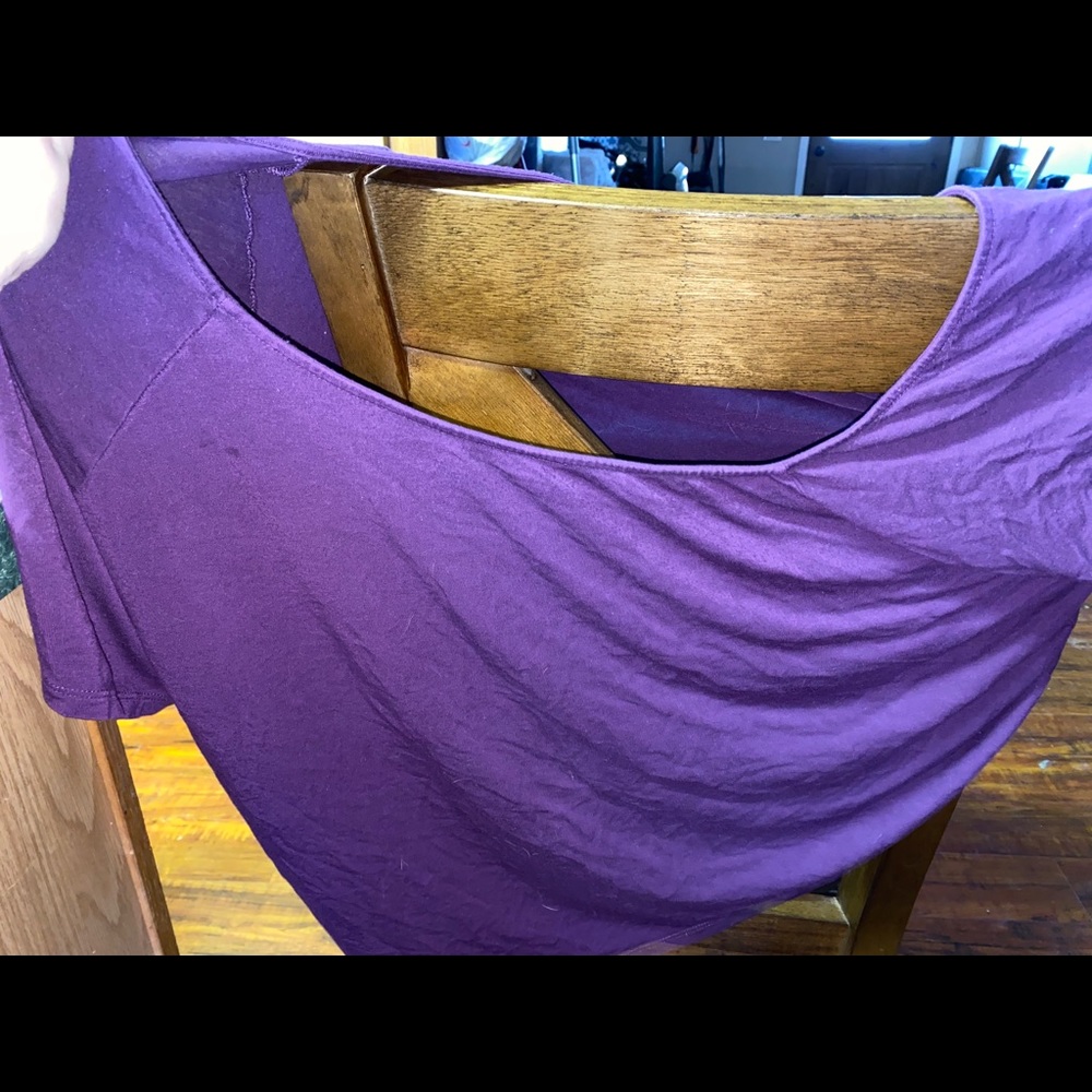 Purple crop top